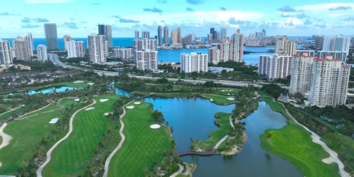 Luxury condominiums, golf communities, and waterfront properties in Aventura Florida.