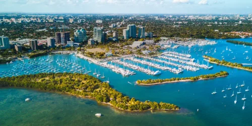 Miami Luxury Real Estate - Luxury waterfront homes and condominiums in Coconut Grove Miami.